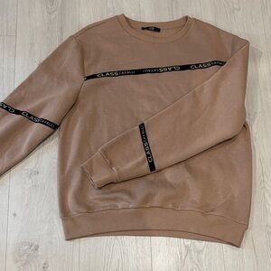 Cavalli Class Tan Crewneck Sweater